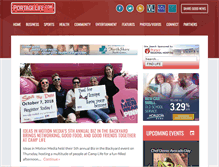 Tablet Screenshot of m.portagelife.com